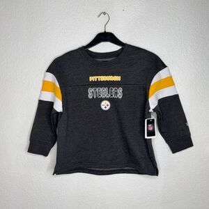 NFL NWT Steelers Kids Long Sleeve Shirt Size 14/16